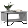 vidaXL Coffee Table Grey Sonoma 75x51x40 cm Engineered Wood