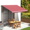 vidaXL Replacement Fabric for Awning Burgundy Red 4x3 m