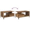 vidaXL Coffee Table Old Wood 90 x 49 x 45 cm Engineered Wood