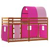 vidaXL Bunk Bed without Mattress Pink 90x190 cm Single Solid Wood Pine