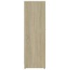 vidaXL Bathroom Cabinet Sonoma Oak 30x30x95 cm Engineered Wood