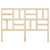 vidaXL Bed Headboard 126x4x104 cm Solid Wood Pine