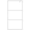 vidaXL Walk-in Shower Wall Silver 100x195 cm Clear ESG Glass