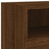 vidaXL 5 Piece TV Wall Units Brown Oak Engineered Wood