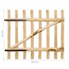 vidaXL Single Fence Gate Hazel Wood 100x90 cm