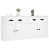 vidaXL Sideboards 2 pcs White Engineered Wood