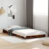 vidaXL Bed Frame without Mattress Smoked Oak 75x190 cm Small Single