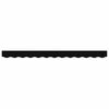 vidaXL Awning Valance Black 2.8 x 0.2 m Canvas