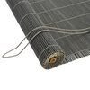 vidaXL Roller Blind Grey 80 x 160 cm Bamboo