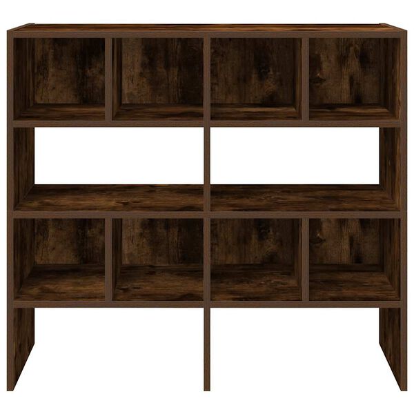 vidaXL Shoe Racks 2 pcs Stackable Smoked Oak 89.5x30x40 cm