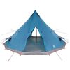 vidaXL Family Tipi Tent Folding Blue and Grey 560 x 560 x 300 cm