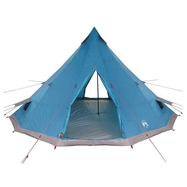 vidaXL Family Tipi Tent Folding Blue and Grey 560 x 560 x 300 cm