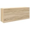 vidaXL Bathroom Wall Cabinet Sonoma Oak 100x25x40 cm Engineered Wood