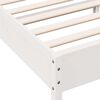 vidaXL Bed Frame without Mattress White 100x200 cm Solid Wood Pine