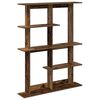vidaXL Wall Shelf Old Wood 102 x 20 x 130 cm Engineered Wood