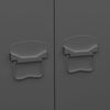 vidaXL Industrial Wardrobe Anthracite 90x50x180 cm Metal
