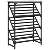 vidaXL Shoe Rack Grey Sonoma 60x30x85 cm Engineered Wood