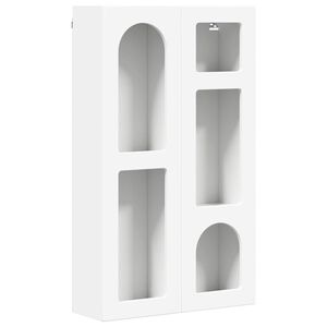 vidaXL Hanging Cabinet White 59 x 20 x 100 cm Engineered Wood