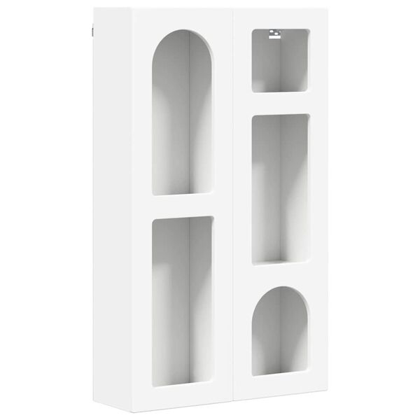 vidaXL Hanging Cabinet White 59 x 20 x 100 cm Engineered Wood
