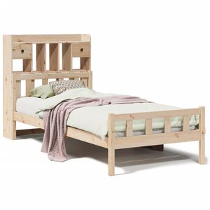 vidaXL Bookcase Bed without Mattress 100x200 cm Solid Wood Pine