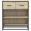 vidaXL Sideboard Sonoma Oak 68x35x76 cm Engineered Wood