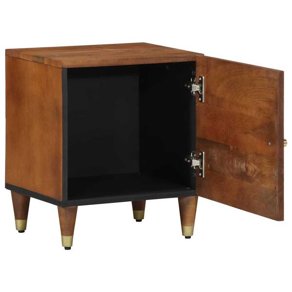 vidaXL Bedside Cabinet Honey brown 40 x 33 x 46 cm Solid Mango Wood