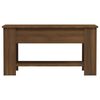 vidaXL Coffee Table Brown Oak 101x49x52 cm Engineered Wood