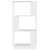vidaXL Book Cabinet/Room Divider White 51x25x101 cm Solid Wood Pine