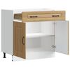 vidaXL Kitchen Base Cabinet Kalmar Artisan Oak Engineered Wood