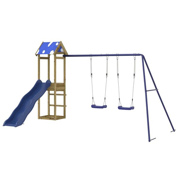 vidaXL Outdoor Playset Impregnated Wood Pine