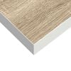 vidaXL Floating Wall Shelves 4 pcs Oak and White 80x23.5x3.8 cm MDF
