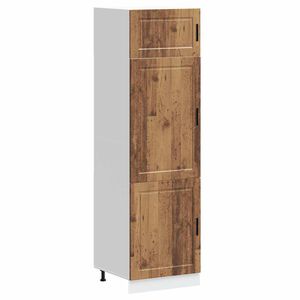 vidaXL Kitchen Cupboard "Porto" Old Wood Engineered Wood
