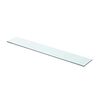 vidaXL Shelves 2 pcs Panel Glass Clear 80x12 cm