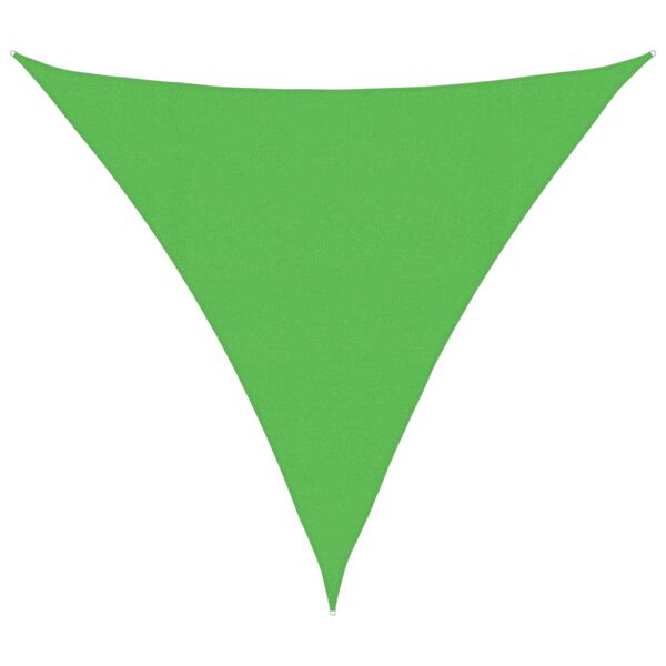 vidaXL Sunshade Sail 160 g/m&sup2; Light Green 4.5x4.5x4.5 m HDPE