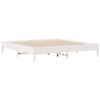 vidaXL Bookcase Bed without Mattress White 180x200 cm Super King Solid Wood Pine