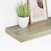 vidaXL Floating Wall Shelves 4 pcs Oak 50x23x3.8 cm MDF