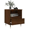 vidaXL Bedside Cabinets 2 pcs Brown Oak 40x35x50 cm Engineered Wood
