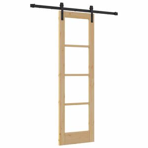 vidaXL Sliding Door ORKDAL Natural 61 x 198.5 cm