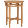 vidaXL Bistro Table | Teak | Solid Teak wood | Small | Durable | Bistro Table