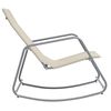 vidaXL Garden Swing Chair Cream 95x54x85 cm Textilene
