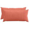 vidaXL Cushion Cover 2 pcs HEERLEN Red Orange 40 x 70 cm Corduroy