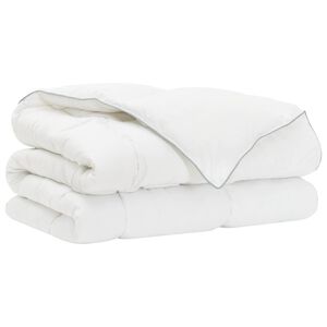 vidaXL Duvet White 135 x 200 cm Bamboo Fiber