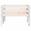 vidaXL Kids' Bed Frame without Mattress White 75x190 cm Small Single Solid Wood Pine