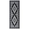 vidaXL Runner Rug BCF Black 80x200 cm