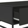 vidaXL Coffee Table Black 90x57x35 cm Engineered Wood and Metal