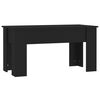 vidaXL Coffee Table Black 101x49x52 cm Engineered Wood
