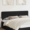 vidaXL Headboard Black Oak 200 cm Engineered wood