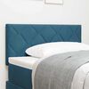 vidaXL Headboard Height Adjustable Dark blue 100 cm Velvet