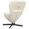 vidaXL Egg Chair Cream 63 x 73 x 90 cm Velvet