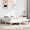 vidaXL Bed Frame without Mattress 180x200 cm Super King Solid Wood Pine